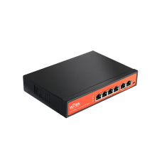 Сетевой коммутатор Wi-Tek WI-PS205,Коммутатор неуправляемыйРоЕ 65Вт,порты 4 РоЕ FE+2FE,режим 250 м